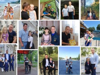 С папой всюду вместе мы 