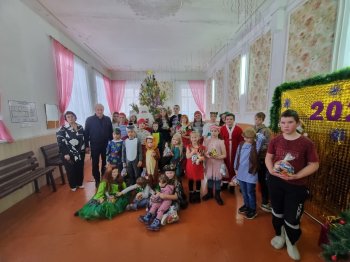 Новогоднее представление в с. Новая Пятина