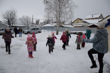 Новогодний флешмоб "Зимняя зарядка"
