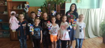 Кукольное представление в школе с. Норовка