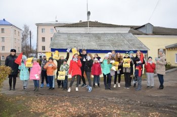 Акция "Дети за безопасность на дороге"